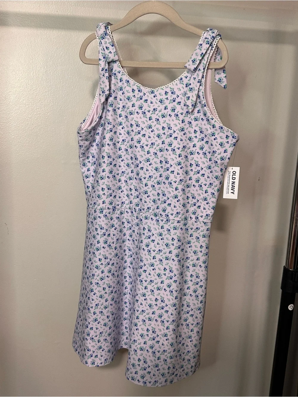 Old Navy Light Pink Active Dress with Lace Trim